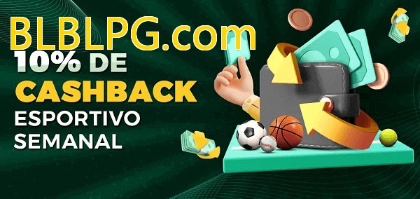 10% de bônus de cashback na BLBLPG.com