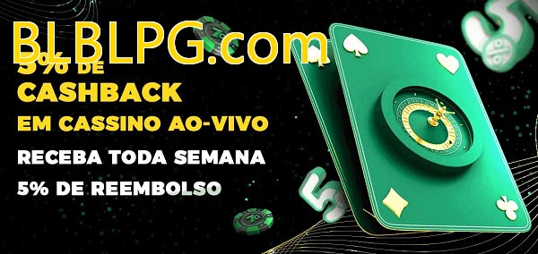 Promoções do cassino ao Vivo BLBLPG.com